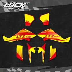 LUCKMOTO LTZ400 Graphic Decals Sticker Kit DECO Dekor For Suzuki LTZ 400 2003 2004 2005 2006 2007 2008