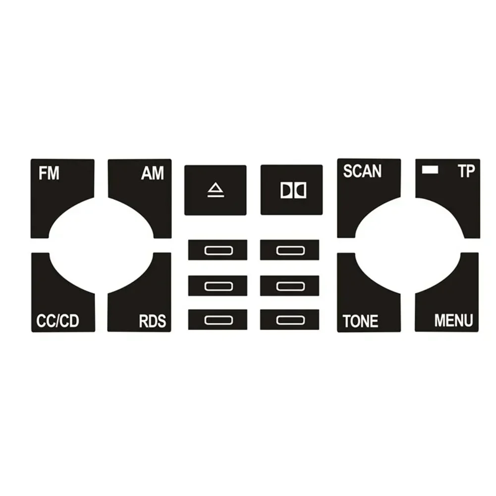 pcs Set Door Lock Window Air Conditioner Button Repair Decal Sticker For-Audi A4 B6 B7 Button Repair Decal Sticke
