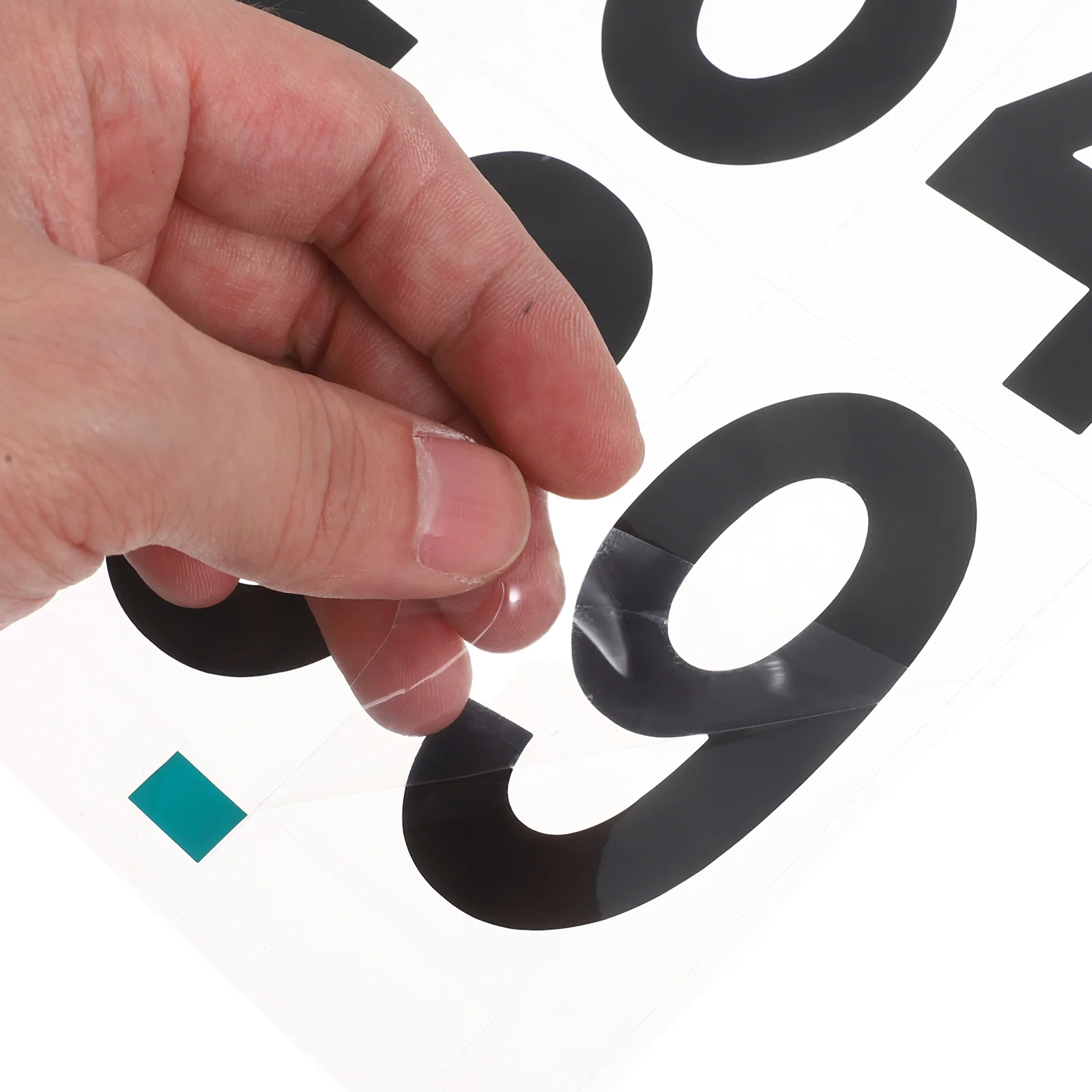 10 مجموعة لوحات أرقام المرآب عاكسة مقاوم للماء أرقام صندوق البريد ذاتية اللصق تسميات العناوين الخارجية لمجلد الصناديق