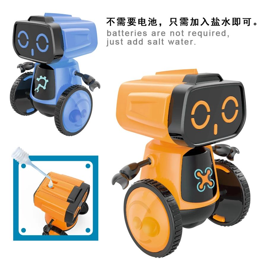 

STEAM Salt water powered robot science small experiment toys without batteries