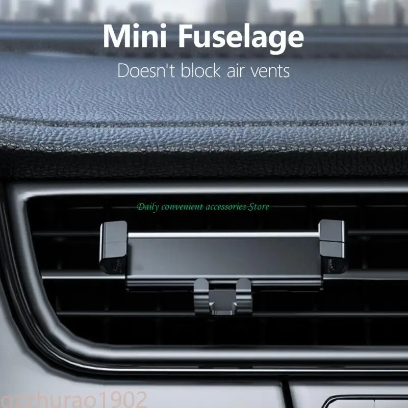 97QB Phone Holder Car Stand Stand Air Vent Roting Solder por 4-7.2 polegadas celulares