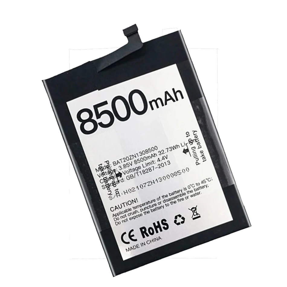 BAT20ZN1308500 8500mAh Replacement Battery For Doogee S86 Pro