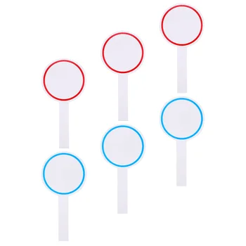 소형 화이트 보드 스코어 보드, 미니 드라이 지우기 블랭크, 사무실 학생용 실용적인 패들, 6 개, 1950X1000X050CM 