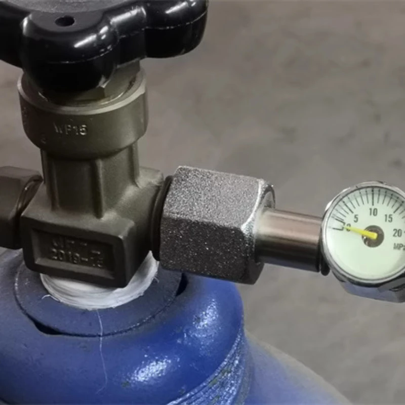 Inflatable bridge 4L oxygen bridge AZF-4L oxygen cylinder valve welding tool complete set of valve refrigerator air conditioner