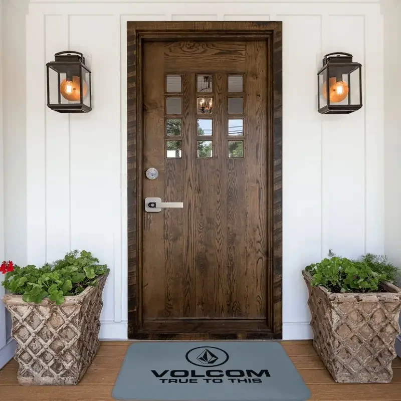 فولكومز شعار الطابق الأمامي باب مدخل الحصير حمام خارجي المطبخ ممسحة المرحاض السجاد البساط