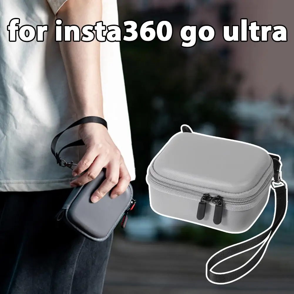 ل insta360 الذهاب الترا حقيبة التخزين مقاوم للماء غطاء واقٍ مزخرف لهاتف آيفون لكاميرا الإبهام محمول صغير محمول القرص الصلب حمل الحقيبة الملحقات #2