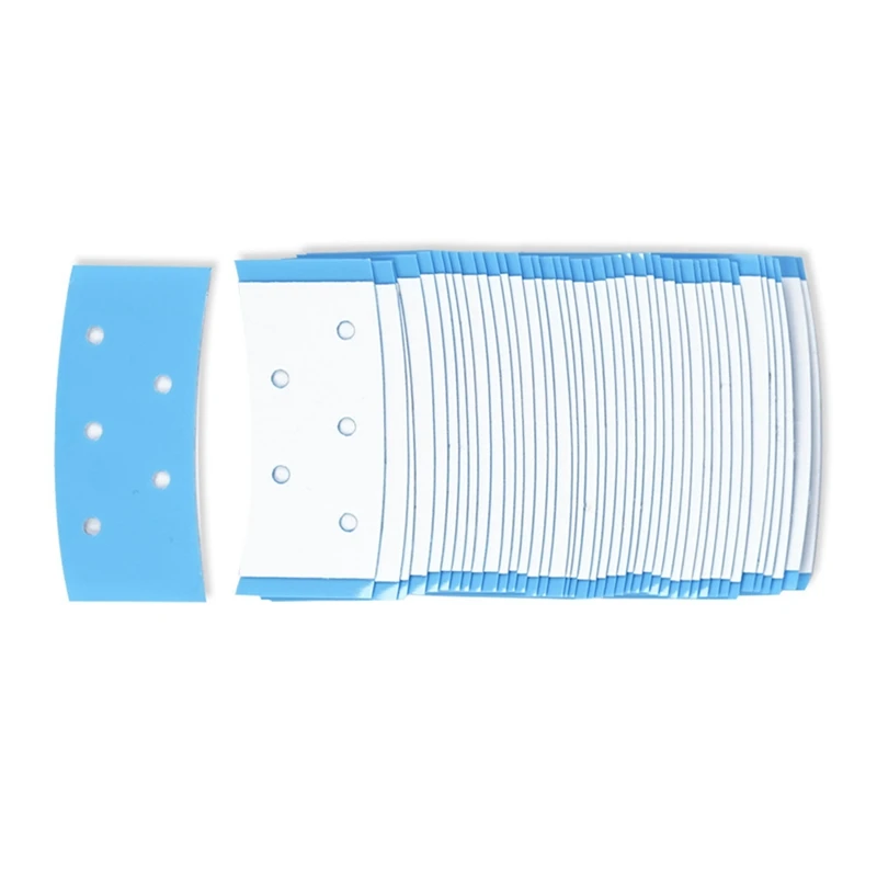 36 PCS Wig Tape Strips Waterproof Double-Sided Wig Tape As Shown For Lace Wig Blue Adhesive Tape For Wigs Hair Extension Toupees