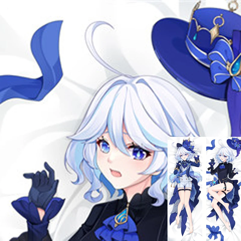 

Anime Dakimakura Pillow Furina 2-Side Print Pillowcase Hugging Body Cushion Cover Otaku Waifuristmas Decoration