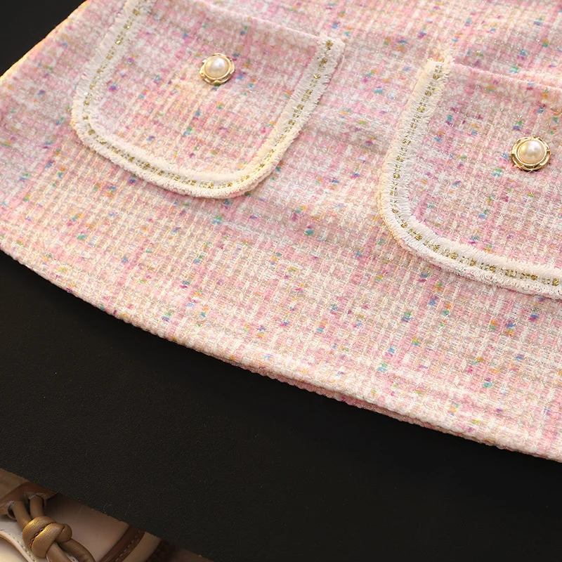 1-5Y New Spring Autumn Dresses For Baby Girls Cute Bow Mesh Plaid Long Sleeve Princess Dress