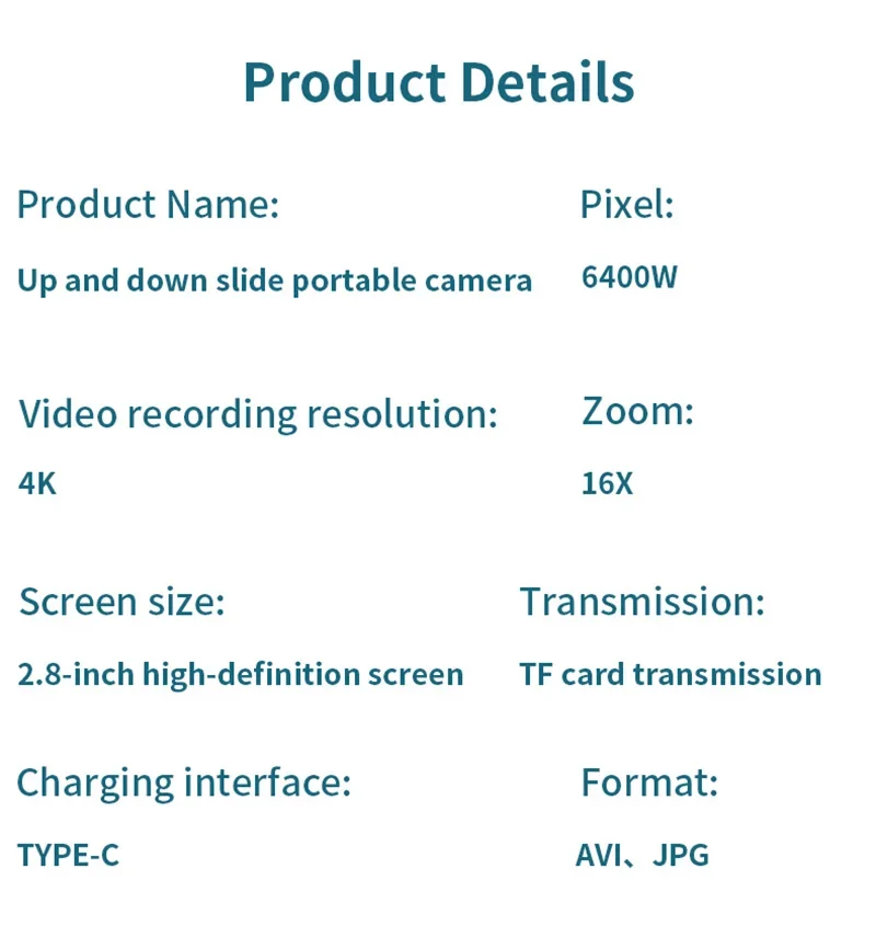 Lenovo 4k ultra hd digitale camera met autofocus en flitser_voghion.com