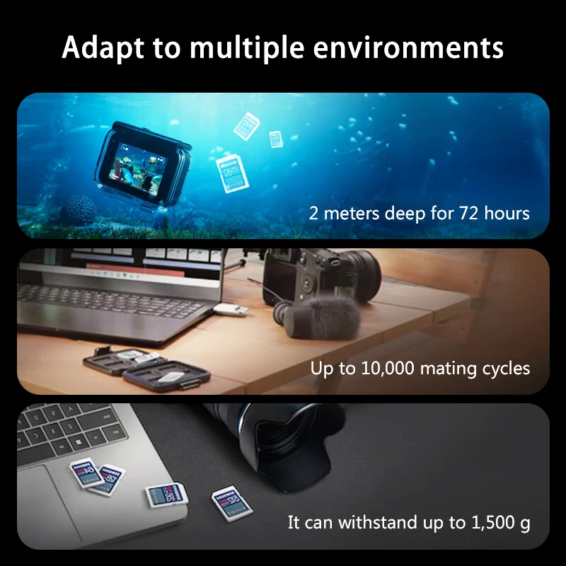 بطاقة ذاكرة لـ, Pro Ultimate, U3, V30, 4K, Ultra HD, بطاقة ذاكرة الفيديو, سرعة عالية, Mbps, GB, GB, 64GB