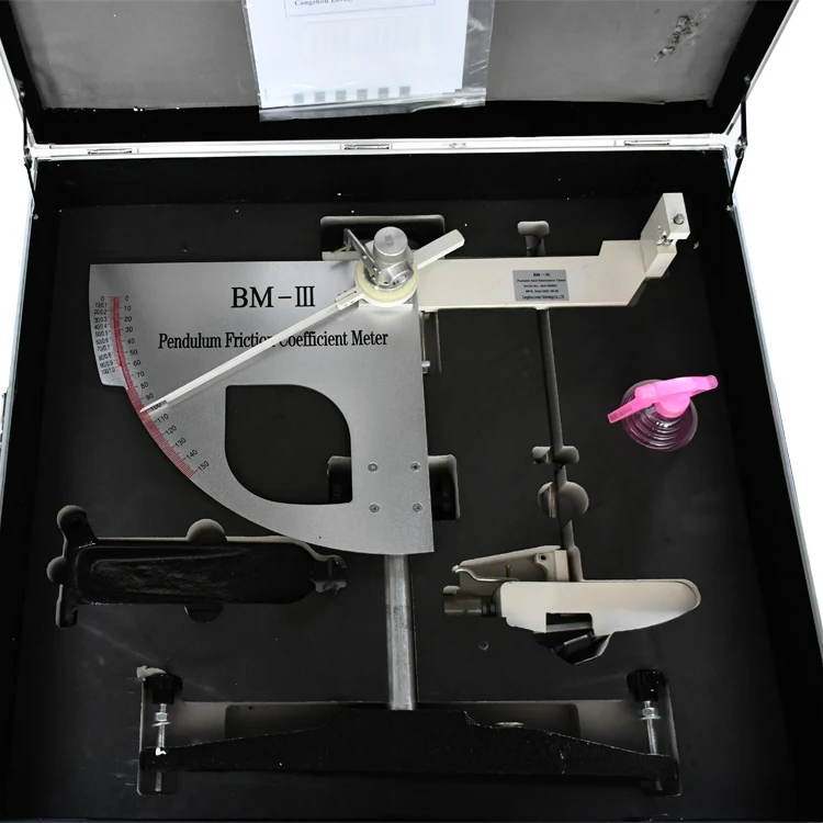 High quality British Pendulum Skid Resistance Tester BM-III Pendulum Friction Tester