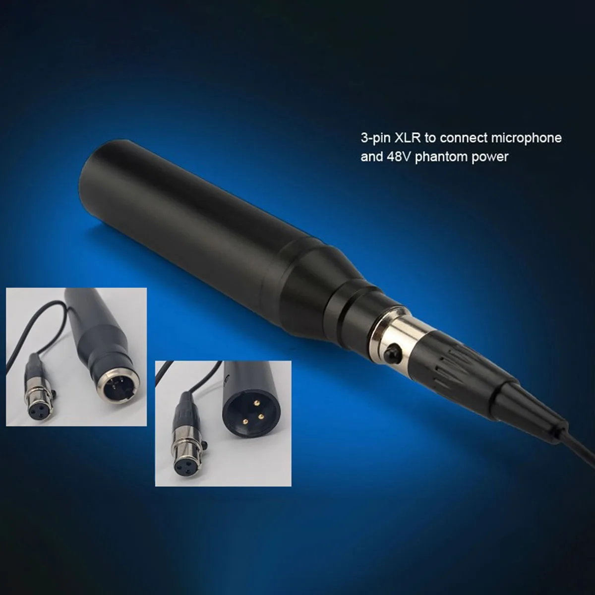 Micrófono de saxofón IM500, micrófono condensador Instrumental con Clip, micrófono de cuello de cisne para saxofón de orquesta, trompeta, Saxe