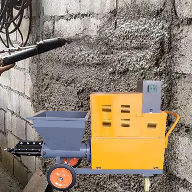 Hot Sale Automatic Sand and Cement Plaster Spraying Machine Mortar Spray Machines New Wall Putty Spraying Machine