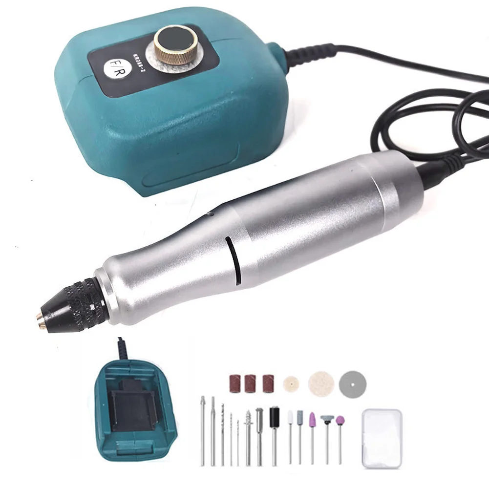 

Rechargeable 40W Aluminum Electric Grinder Pen Shaped Rotary Tool 18000rpm Max Speed Compatible with BL1830 BL1840