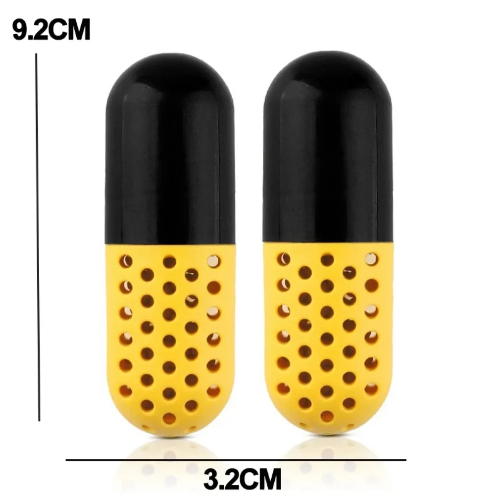 2/4PCS Shoes Strong Deodorant Sneakers Leather Shoe Portable Capsule Shaped Freshener Bags Gloves Desiccant Home Cleaning Supply