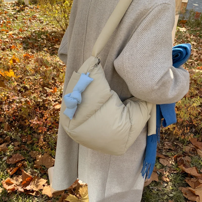 

Женская сумка-пуховик, легкие стеганые сумки-тоут, женская сумка через плечо, водостойкая сумка-тоут для работы, путешествий