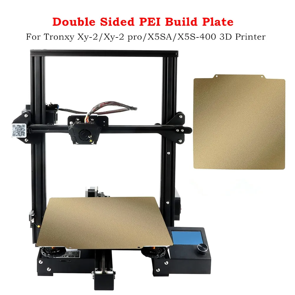 

Double Sided PEI Sheet 220x220mm Flexible PEI Steel Build Plate for Tronxy xy-2/ Anet A6/A8/Wanhao Duplicator i3 3D Printer