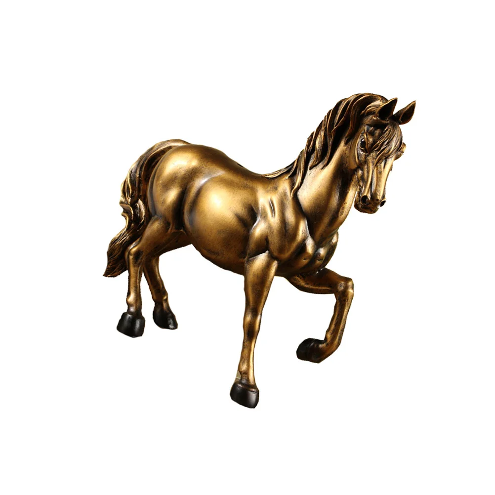 

1Pcs Horse Shape Resin Money Pot Creative Coin Bank Large Saving Jar Artistic Storage Container for Kids Birthday Gift
