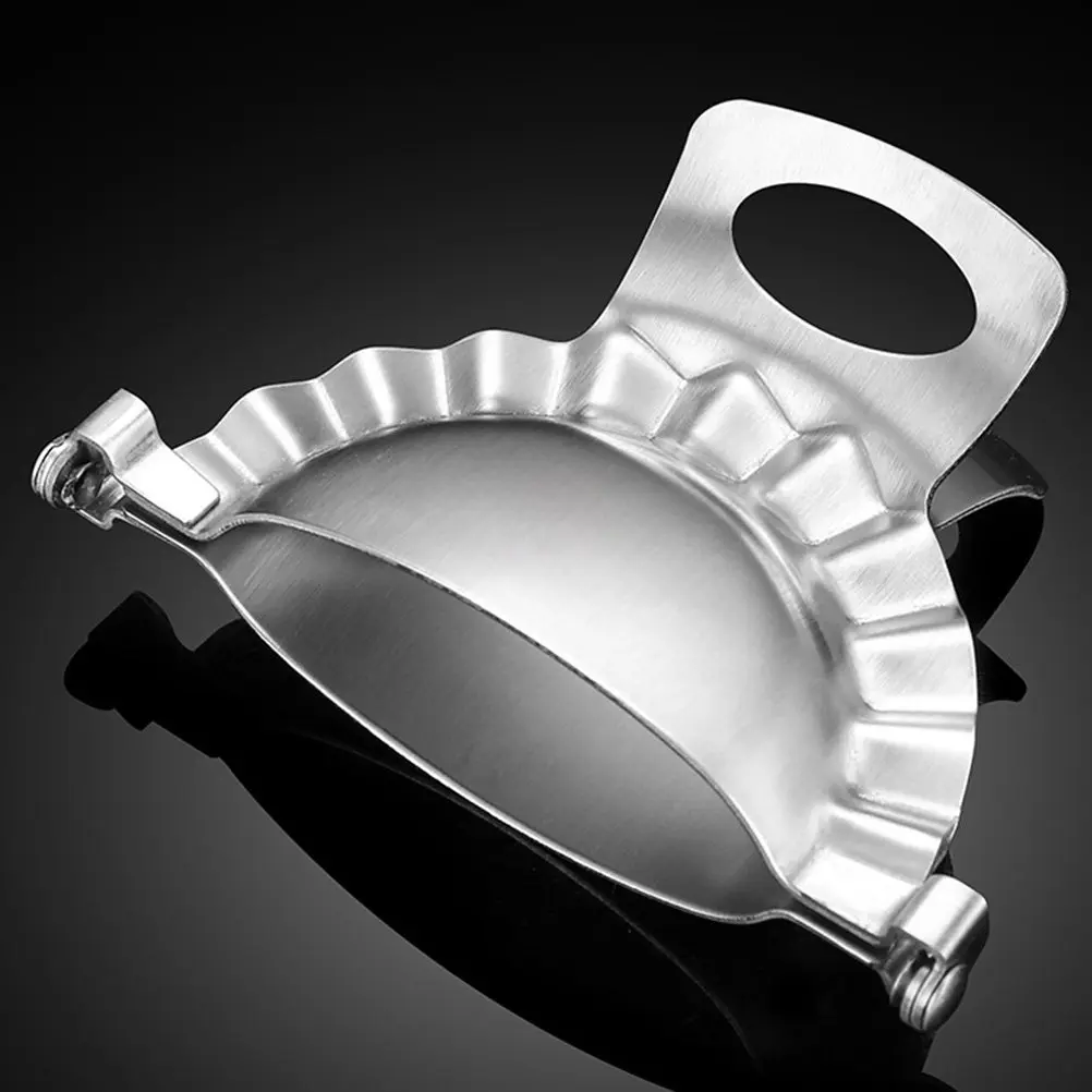 Stainless Steel Large Dumpling Mold Dough Press Creative Dumpling Maker Tool for Kitchen Pierogi Ravioli Pot Sticker