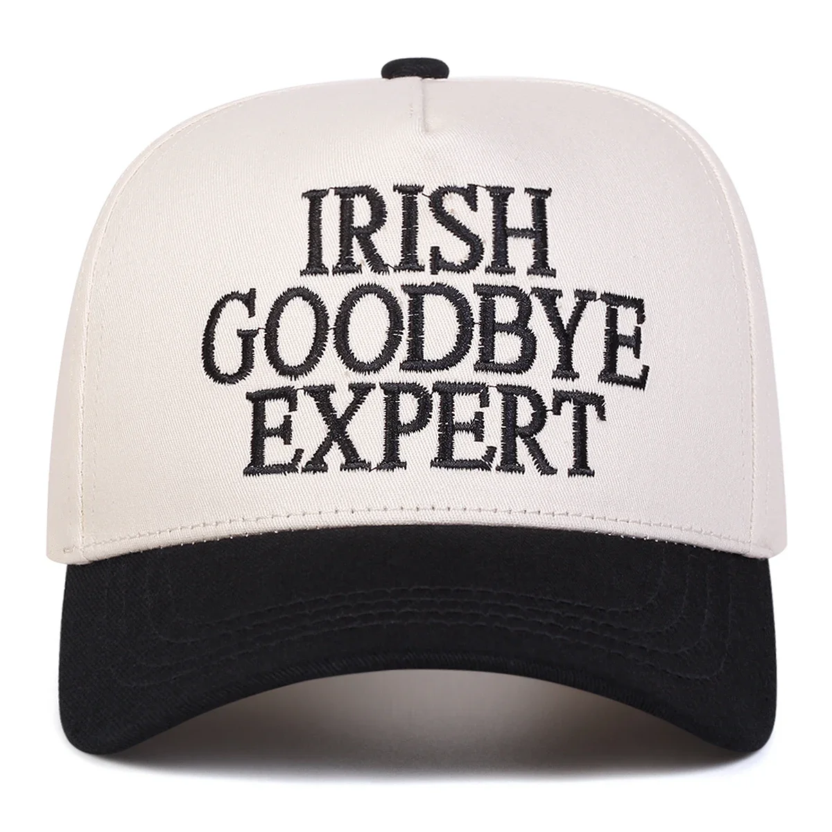 Unisex IRISH GOODBYE EXPERT Embroidery Baseball Caps Spring and Autumn Outdoor Adjustable Casual Hats Sunscreen Hat Sports Cap