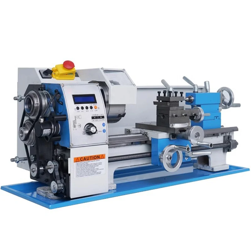 900W Multi Function Micro Electronically Controlled Intelligent Lathe Metal Woodworking Small Machine Tool 220V Household