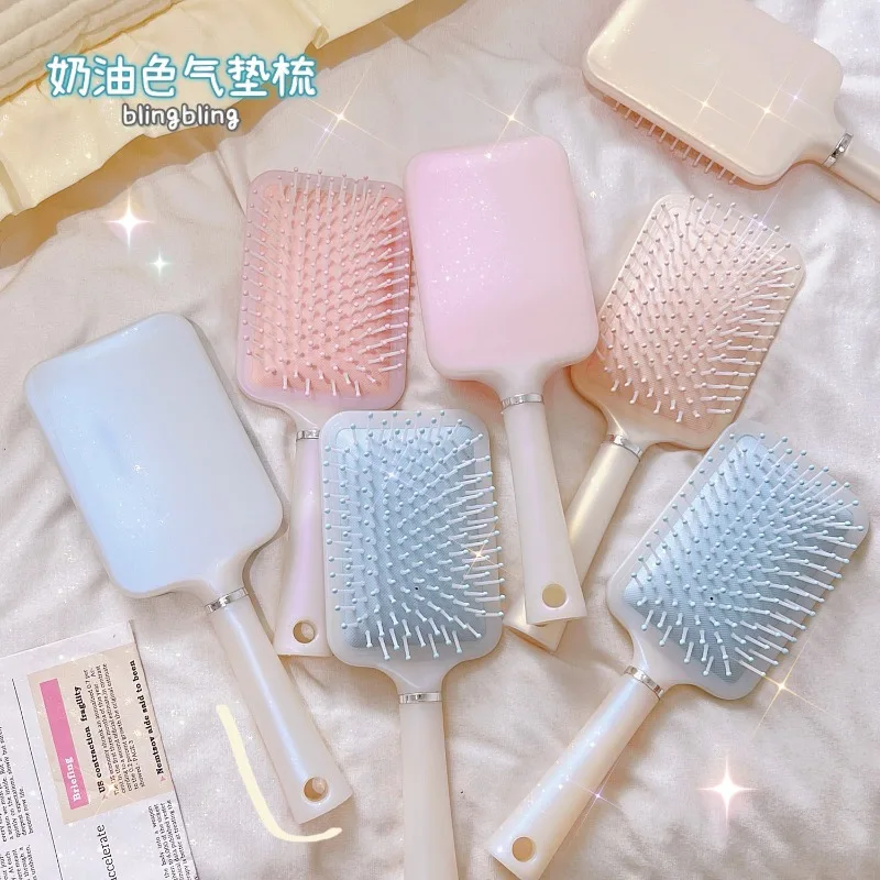 

Fluffy Curling Air Cushion Comb Anti Static Massage Hair Brush Curly Detangle Hair Brush Women Hairdressing Hair Styling Comb