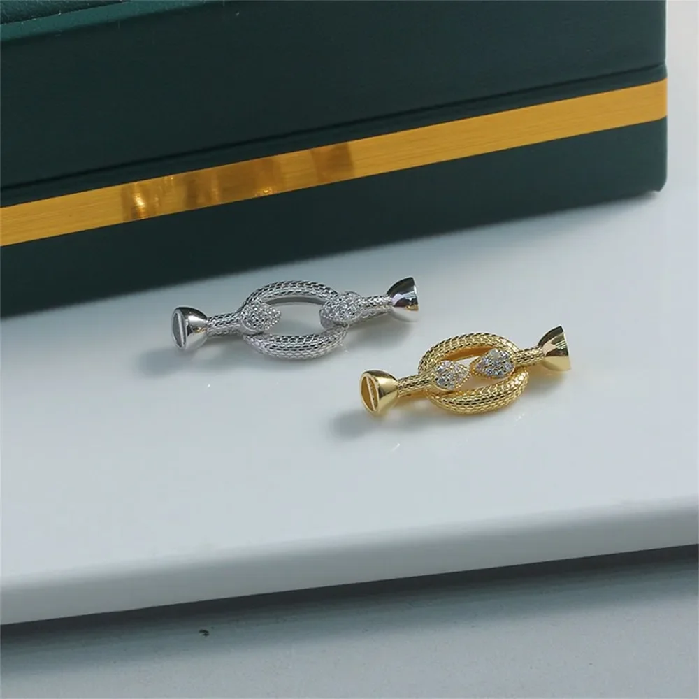 

Ювелирная застежка из стерлингового серебра 925 пробы для DIY ожерелья, браслета, ювелирных изделий, соединительный крючок, серебряные застежки 925, принадлежности для рукоделия