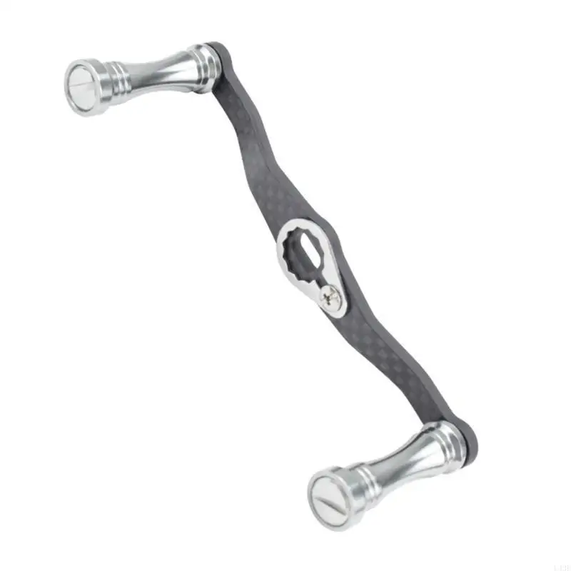 

Carbon Fiber Fishing Reel Handle Power Handle Knob Grip Replacement Assembly Part for Baitcasting Fishing Reel Handle