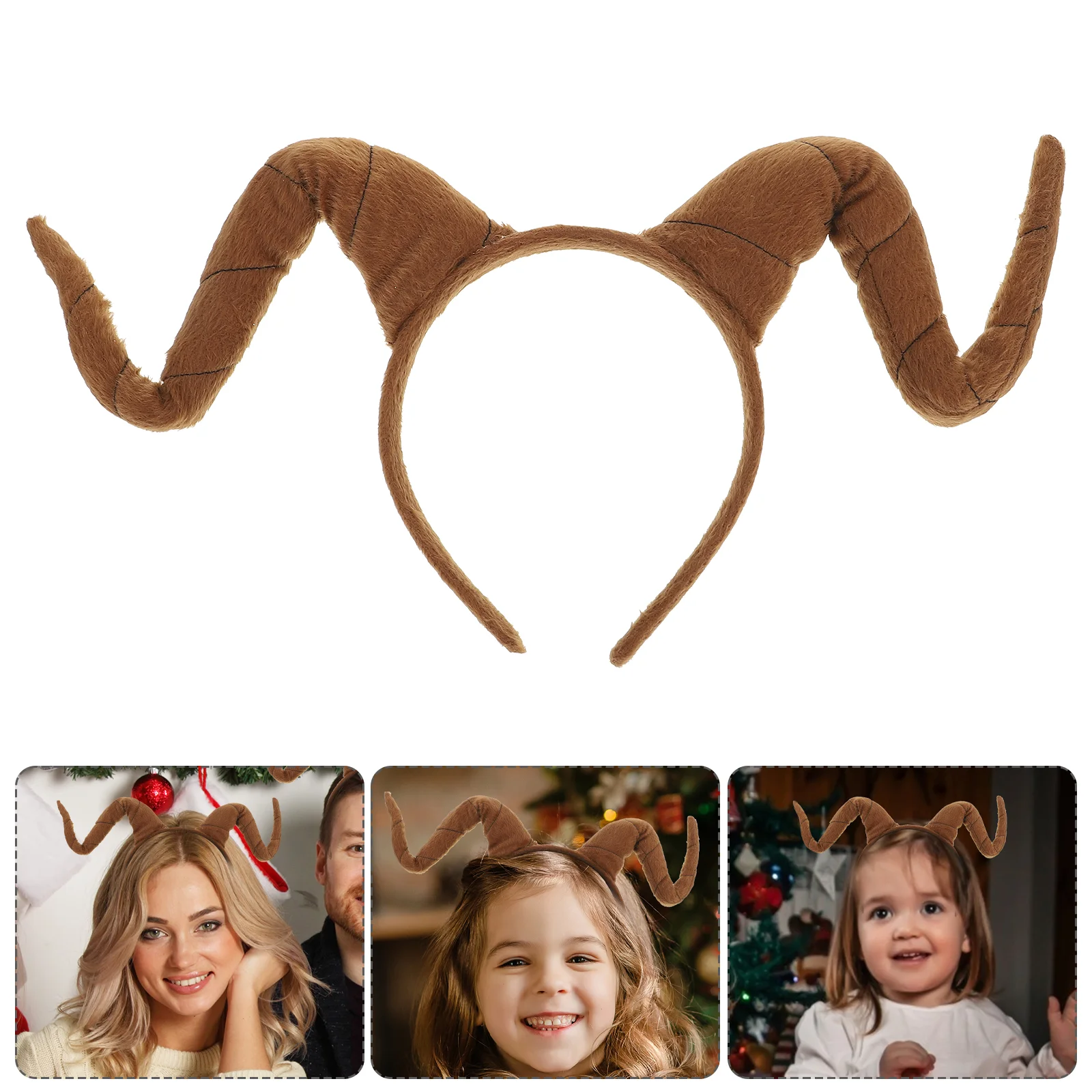 

Christmas Decoration Headwrap Rabbit Hair Hoops Exaggerated Headdress Party Supplies Child Easter Headband