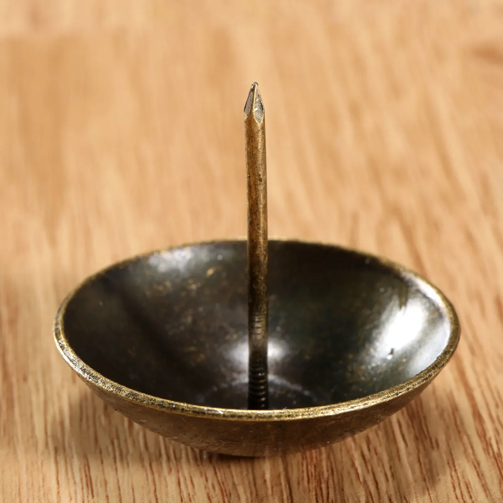 1Pc 40MM Antique Brass Upholstery Nail Decorative Upholstery Tacks Stud Jewelry Wooden Box Furniture Decorative Pushpin Doornail