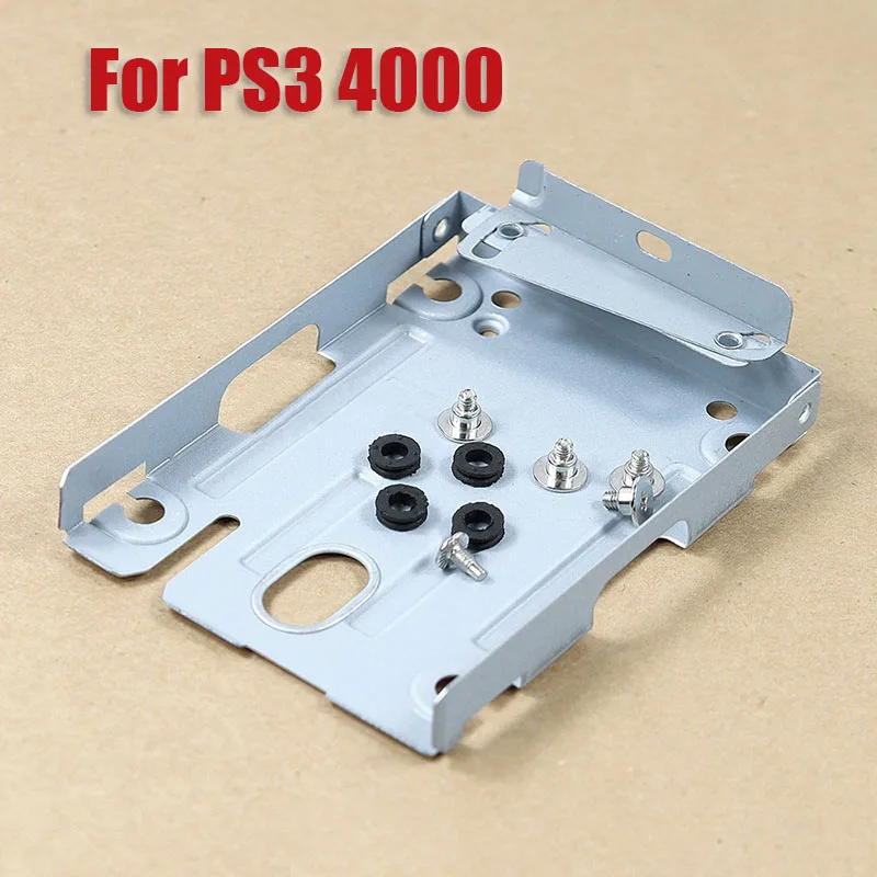

1PC Metal For PS3 Super Slim Internal Hard Disk Drive HDD Mounting Bracket Holder ++ Screws Game Console Gaming Accessories