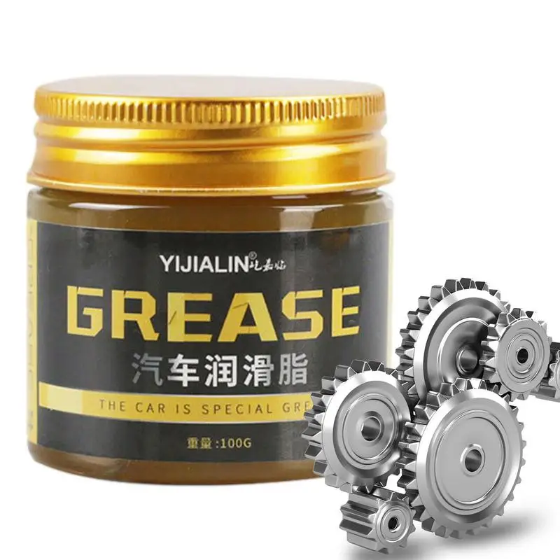 

Automotive Grease 100g Waterproof Lubricant High Temp Grease Wheel Bearing Grease For Automobile Hub Bearings Metal Surfaces