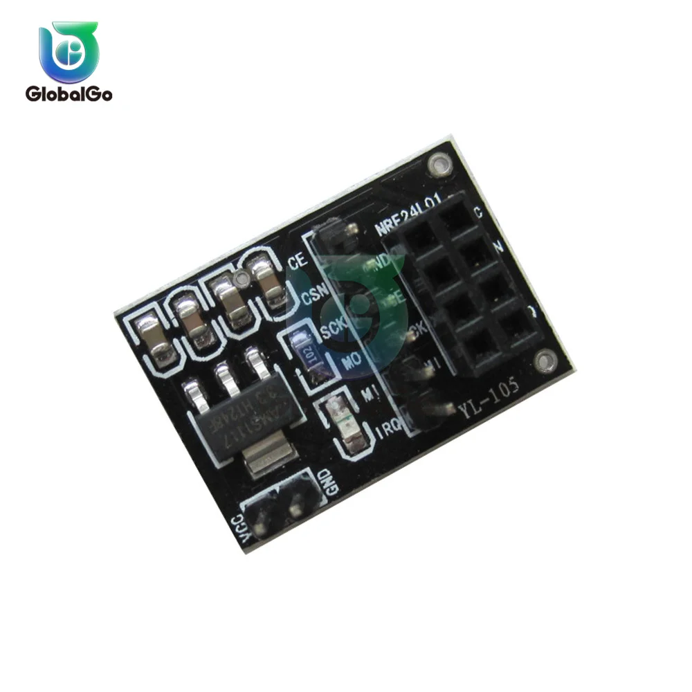 NRF24L01 Wireless Base Adapter Module 3.3V Socket Adapter Plate Board with 8Pin for Arduino Robot Smart Car 24L01 Wireless Modul
