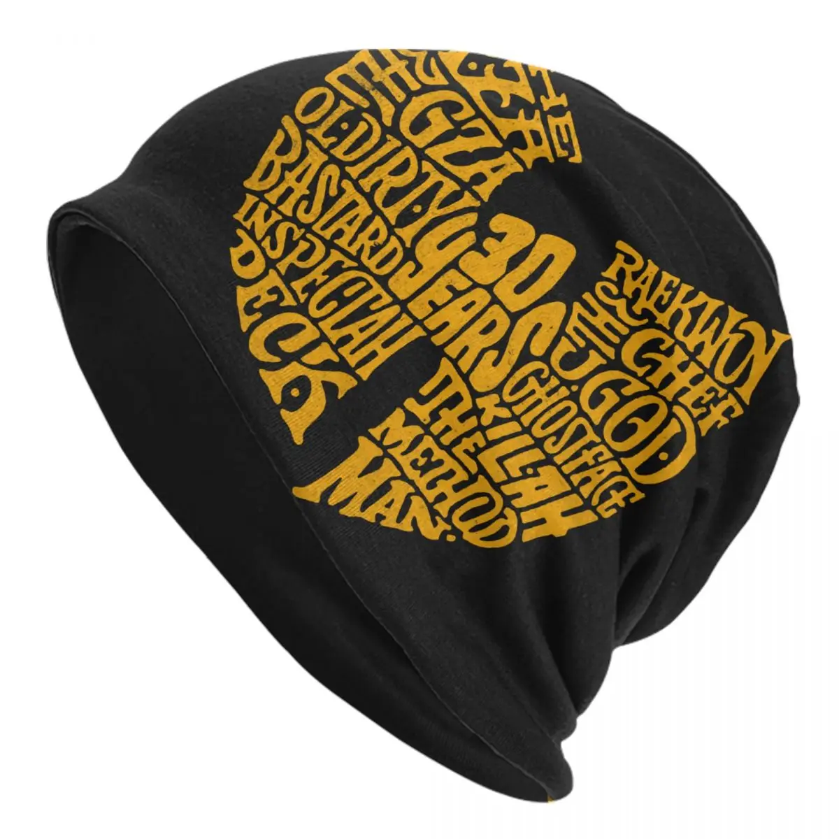 Hip Hop Group Wu Clan Skullies Beanies Caps Hip Hop Winter Warm Men Women Knitted Hats Unisex Adult Bonnet Hats