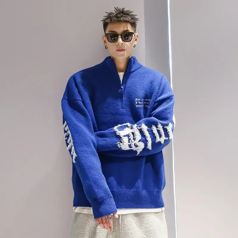 New In Men\'s Pullover Oversize Winter Pastel Color Welcome Deal Designer Luxury Aesthetic Overfit 90s Vintage Male Sweatshirt