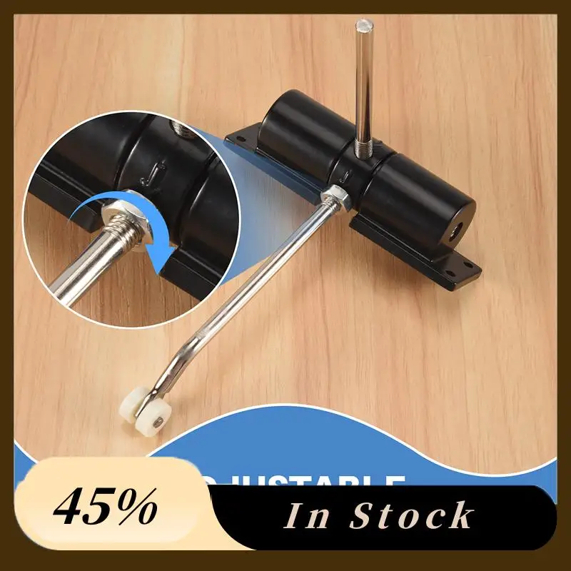 2025 Trenddoor Closer Household Black Belt Wheel Adjustable Automatic Door Closing Light Zinc Alloy Spring Door Closer
