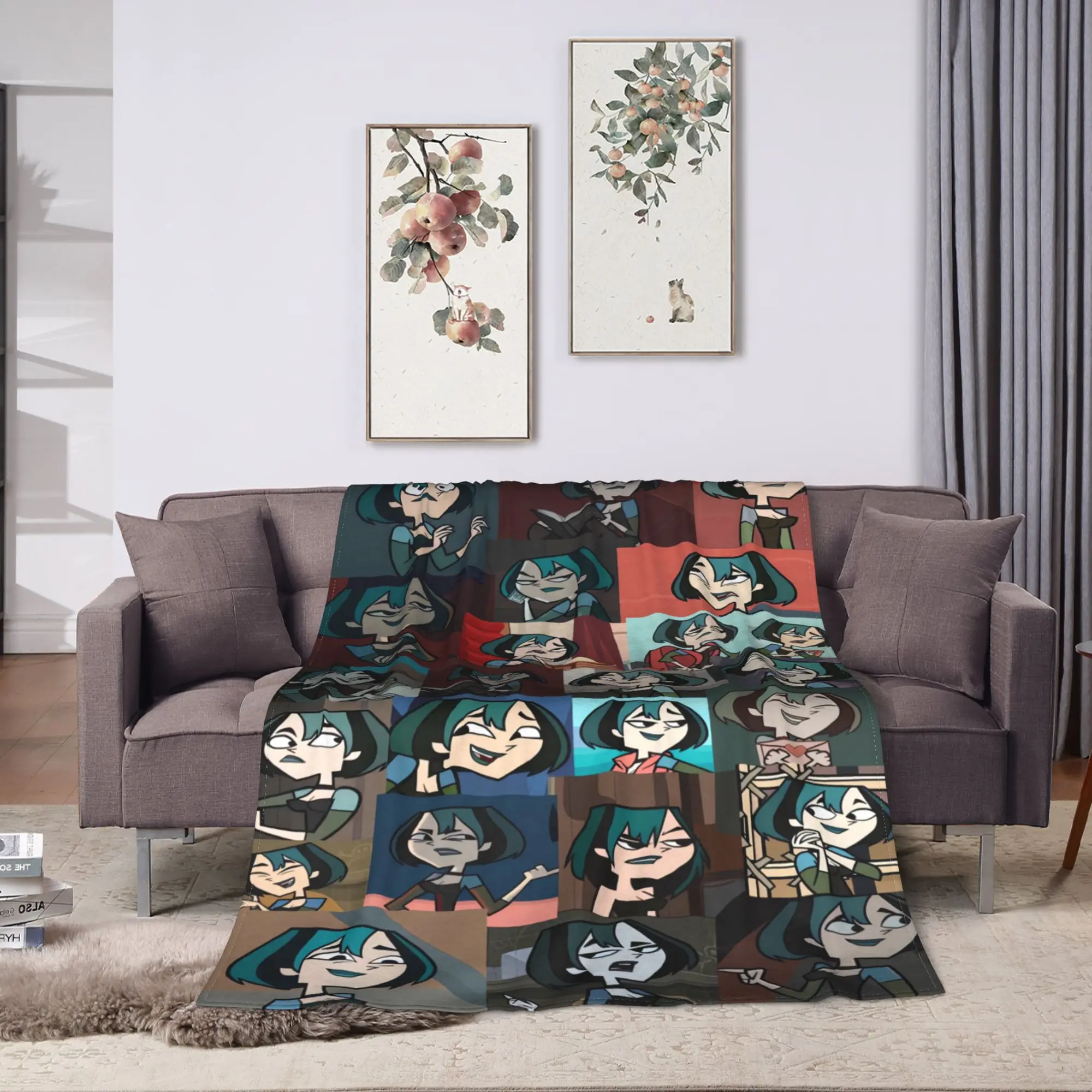 Total Drama Action Flannel Blanket Winter  Soft Bedding Throws for Kids Couch Bed Fashion Bedspread Sofa Bed Cover