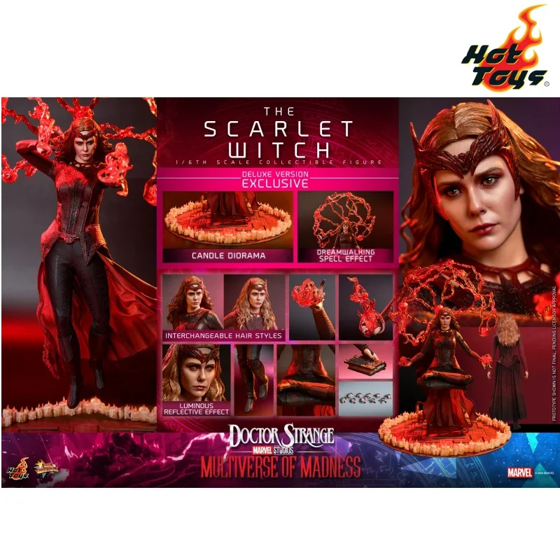 

New In Stock Hottoys Ht 1/6 Mms652 Mms653 Doctor Strange 2 Scarlet Witch Wanda Toys