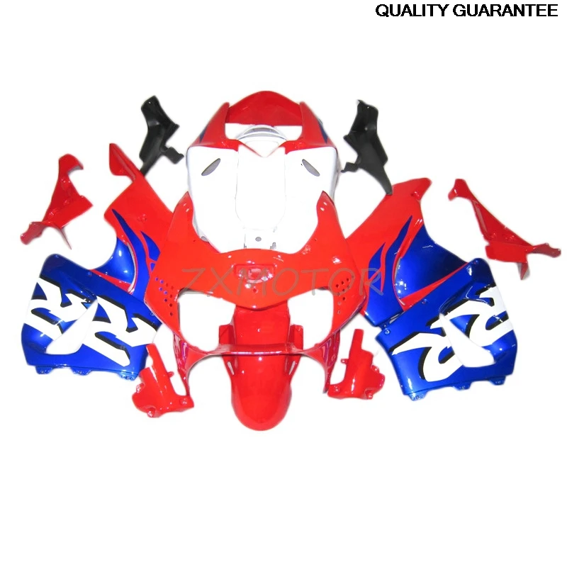 مجموعة هدايا قابلة للتخصيص مناسبة لهوندا CBR900RR 919 1998 1999 جديد ABS بلاستيك 98 99 CBR919 cbr 919 انسيابية حمراء وزرقاء 62 #1