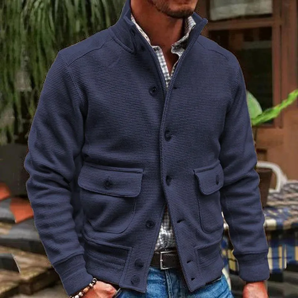 Mens Fashionable Casual Winter Jacket with Pockets