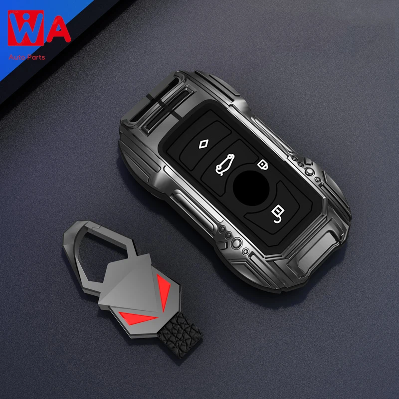 

3/4 Button Remote Car Key Shell Case For BMW CAS4 F 3 5 7 Series E90 E92 E93 X3 X5 F10 F20 F30 F40 550i Keyless Zinc Alloy Cover