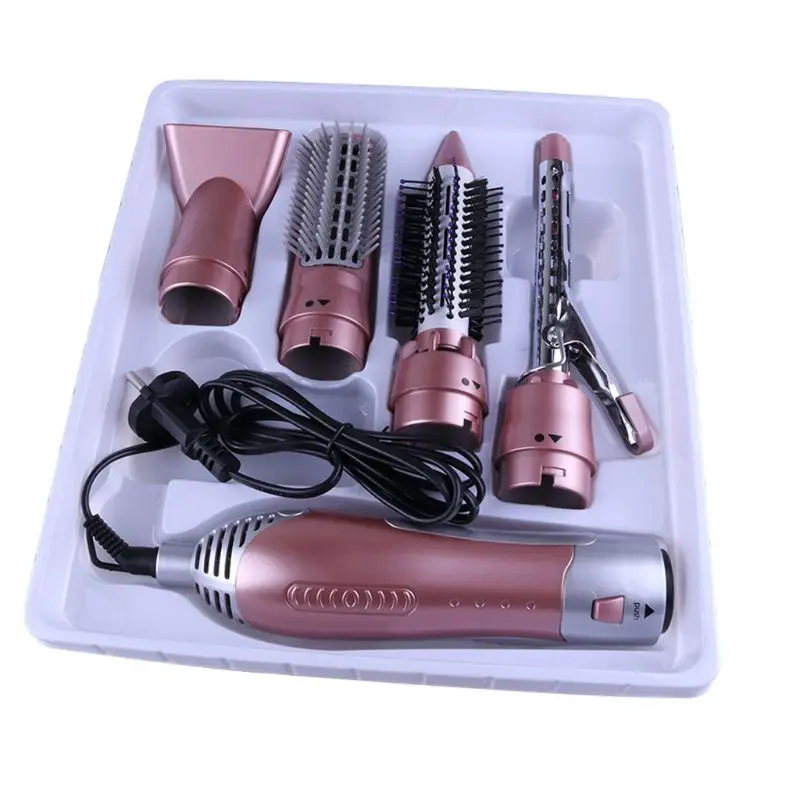 4 in 1 Multifunction Hair Dryer Curler Straightener Comb Brush Styling Tools Drop Shipping