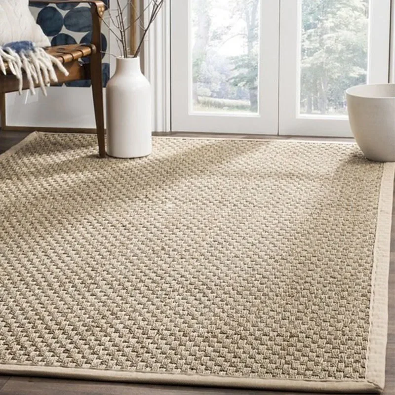 

-Sale Custom Size Bedroom Natural Sisal Wool Jute Hemp Carpet Wall to Wall Carpet Roll Sisal Carpet