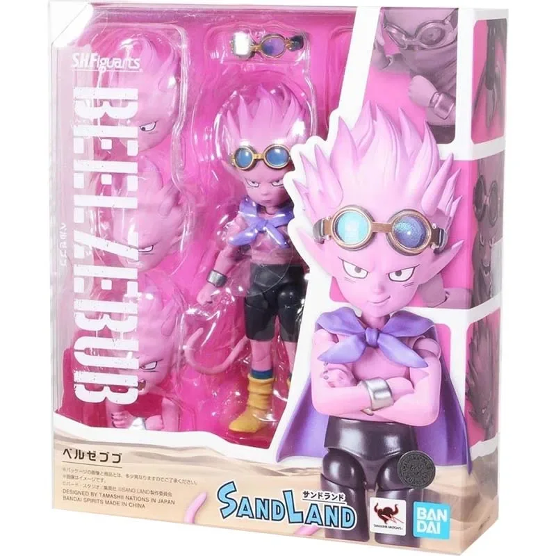

Bandai Sand Land Anime Figure SHF Beelzebub Rao Thief Action Figure Collectibles Model High Poseability Toys For Boys Gift