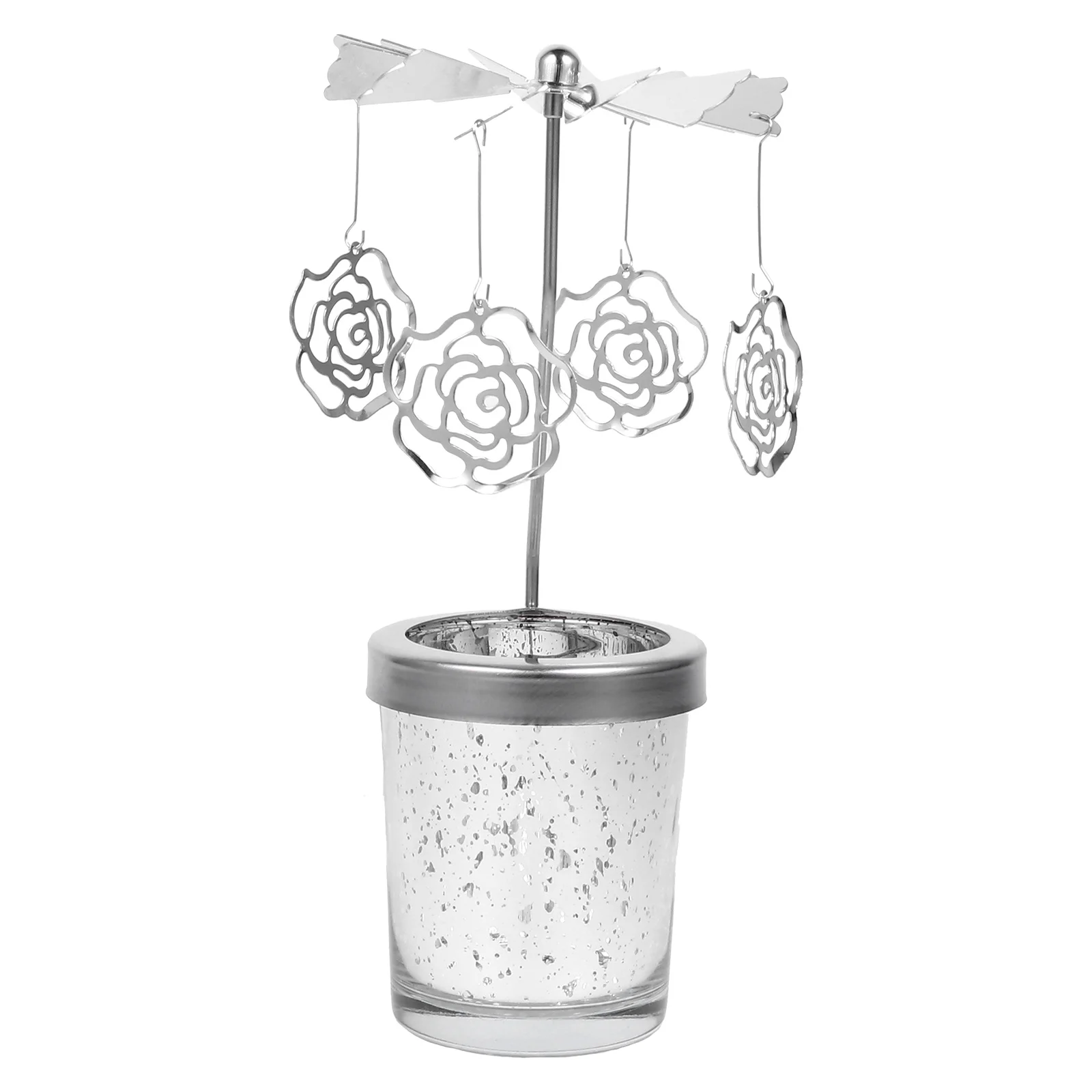 

1Pcs Rotating Tea Lamp Holder Metal Holder for Bedroom Living Room Table Decor Dinner Party Wedding Anniversary Gift
