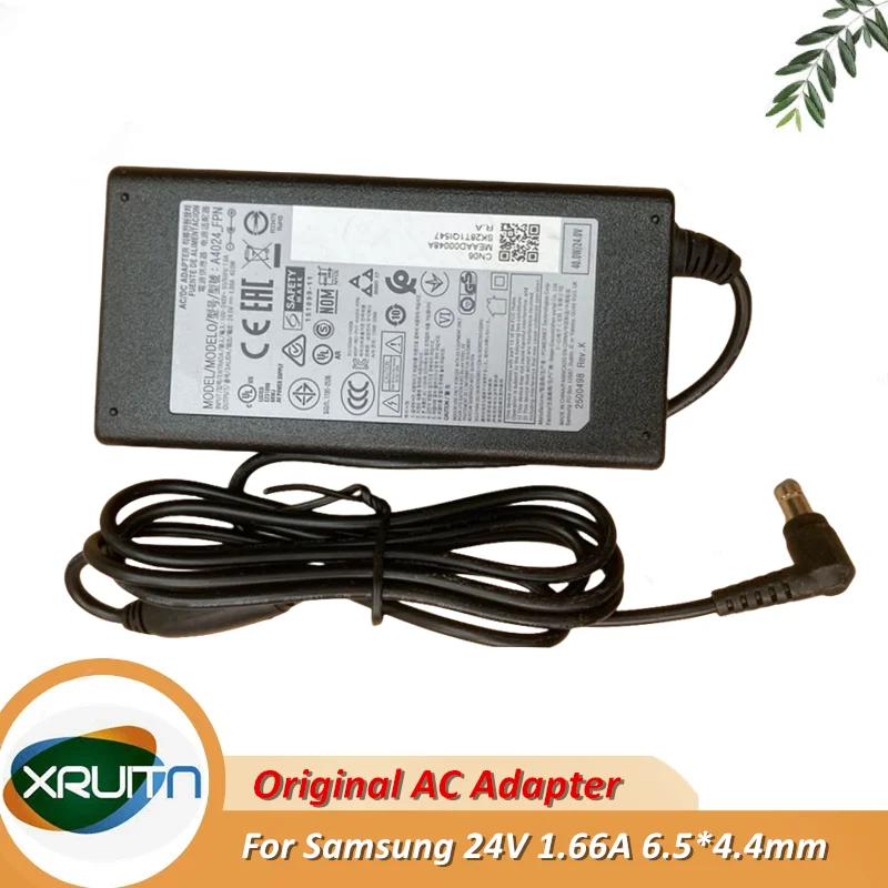 Oryginalny dla SAMSUNG 24V 1.66A 40W AC Adapter A4024-FPN zasilacz Soundbar HW-K551 HW-Q60T HW-550 HW-Q600A ładowarka BN44-00862A