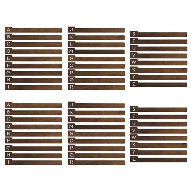 A95G Vinyl Record Dividers,Record Dividers,Alphabetical Vinyl Record Storage Dividers A-Z Durable Easy To Use (2 Set)