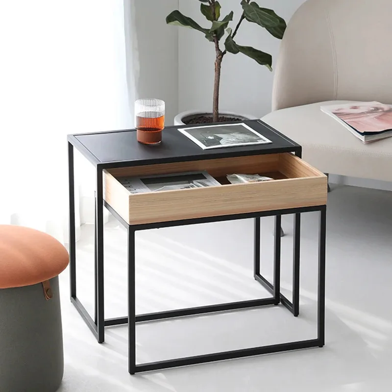 Nightstands Console Coffee Tables Small Auxiliary Coffee Tables Salon Center Multifunction Mesinha Living Room Furniture DX50GZ