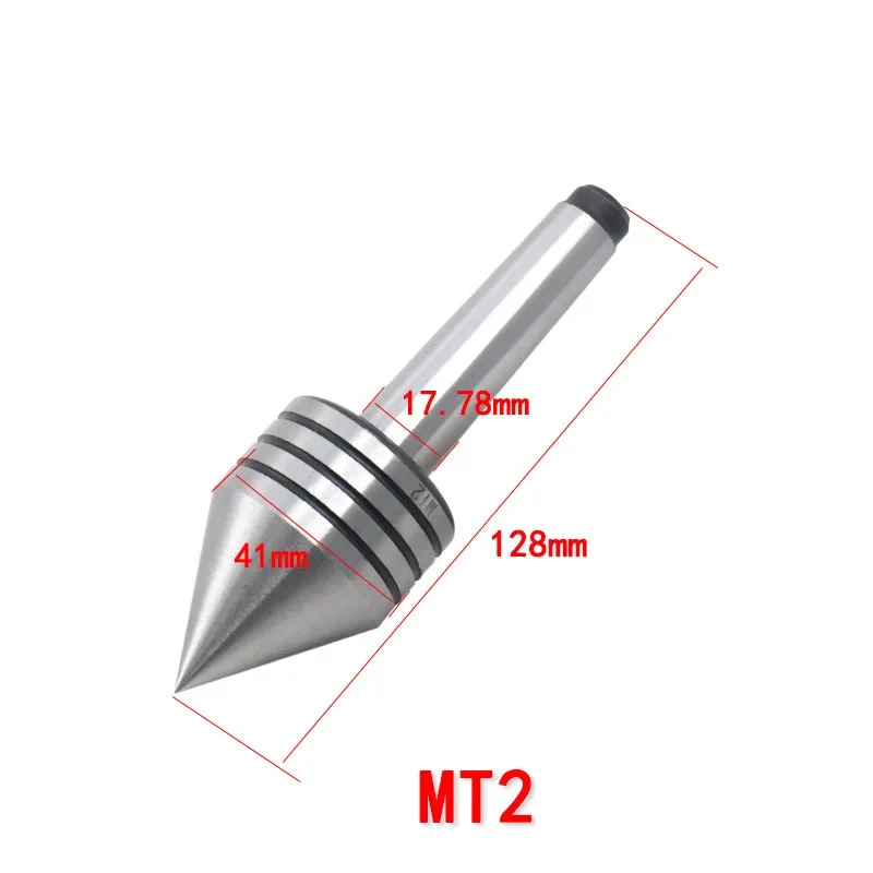 Precision MT2 Live Center Morse Taper Triple Bearing Lathe Centering Tool Rotary Tool Milling Taper Metal Work Lathe Tool